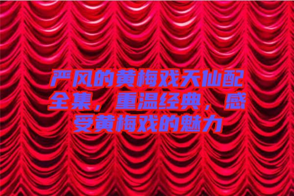 嚴(yán)風(fēng)的黃梅戲天仙配全集，重溫經(jīng)典，感受黃梅戲的魅力