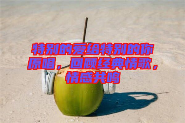 特別的愛給特別的你原唱，回顧經典情歌，情感共鳴