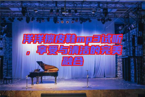 洋洋擦皮鞋mp3試聽，享受與清潔的完美融合