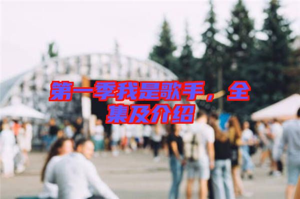 第一季我是歌手，全集及介紹