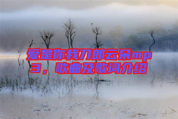 愛是你我刀郎云朵mp3，歌曲及歌詞介紹