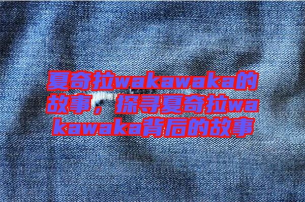 夏奇拉wakawaka的故事，探尋夏奇拉wakawaka背后的故事