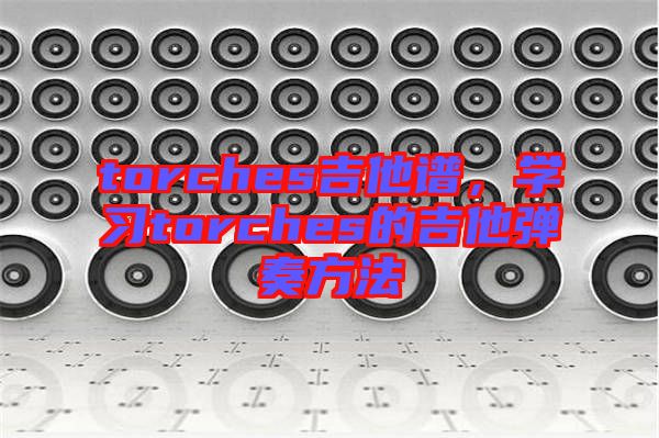 torches吉他譜，學(xué)習(xí)torches的吉他彈奏方法