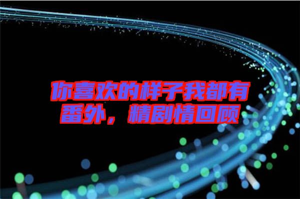 你喜歡的樣子我都有番外，精劇情回顧