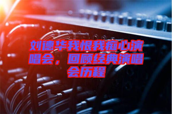 劉德華我恨我癡心演唱會，回顧經典演唱會歷程