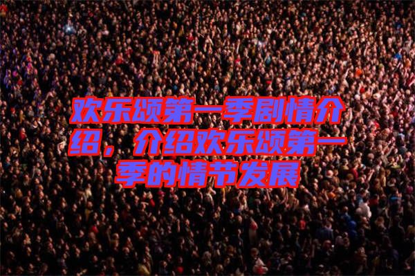 歡樂頌第一季劇情介紹，介紹歡樂頌第一季的情節發展