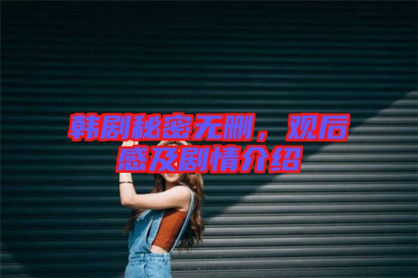 韓劇秘密無刪，觀后感及劇情介紹